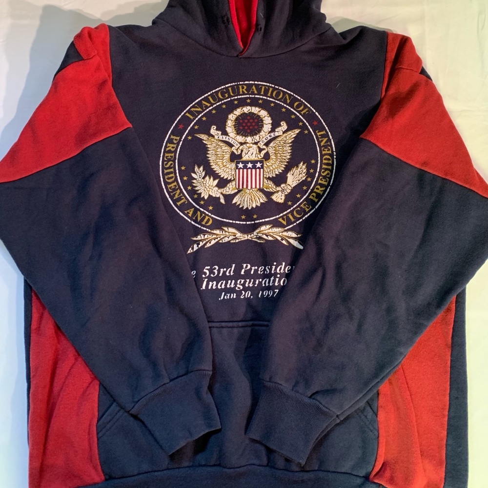 VTG 53rd Presidential Inauguration hoodie Clinton